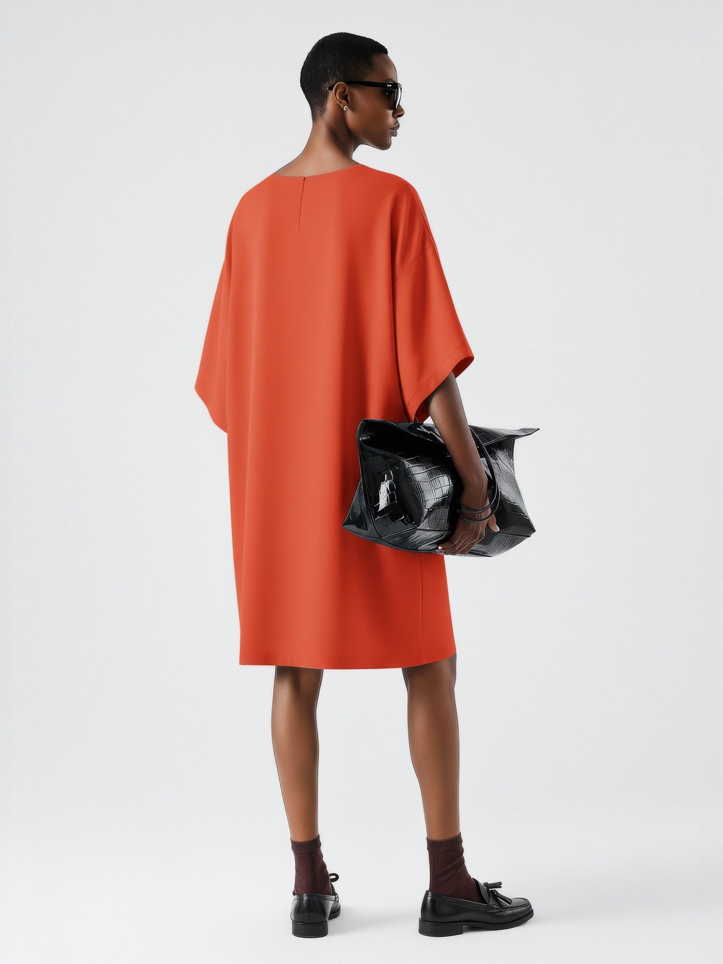 Short Sleeve Box Dress