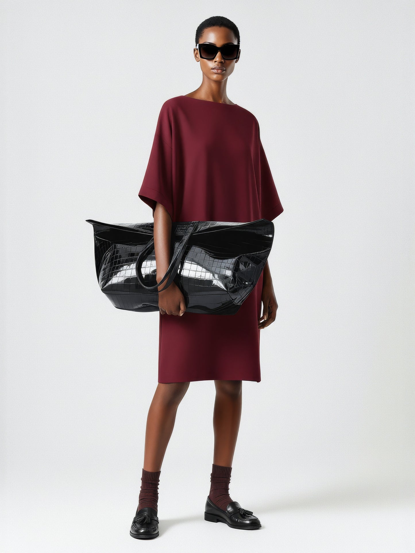 Short Sleeve Box Dress