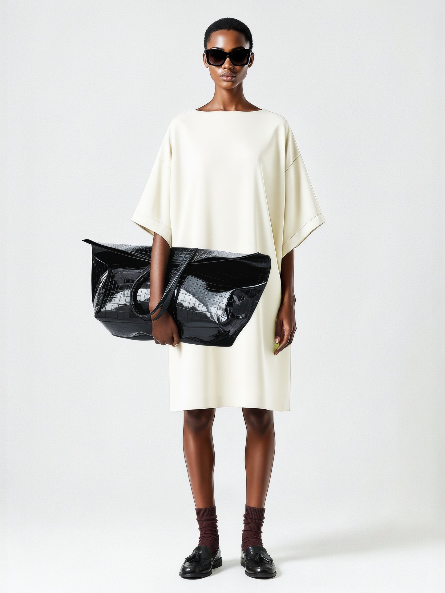Short Sleeve Box Dress