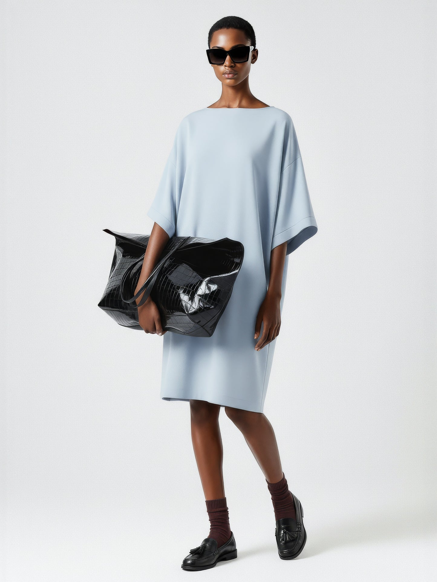 Short Sleeve Box Dress
