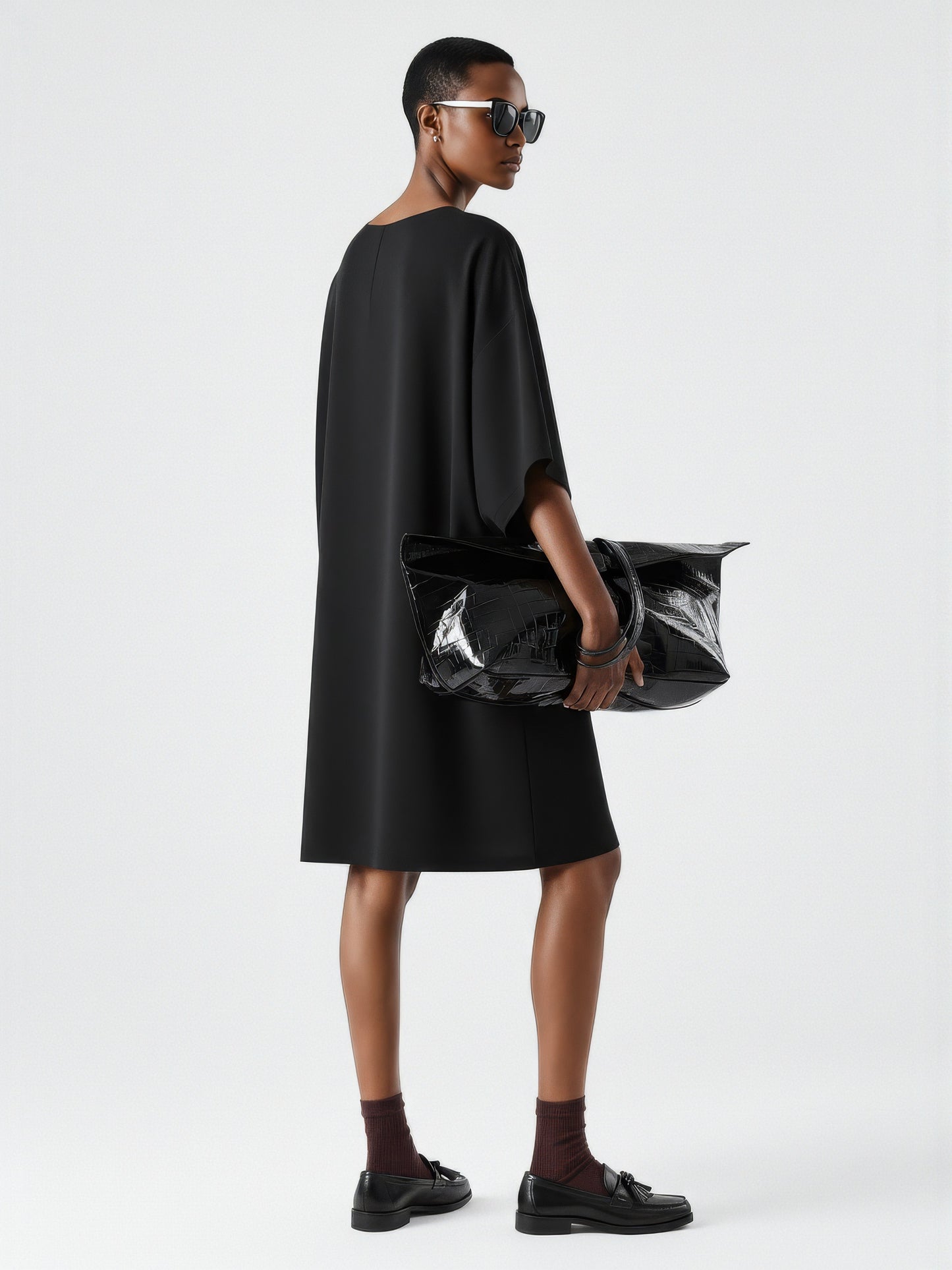 Short Sleeve Box Dress