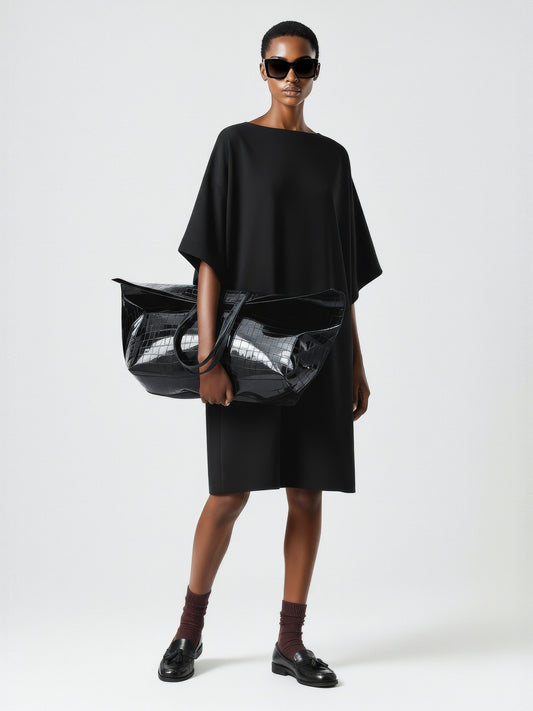 Short Sleeve Box Dress
