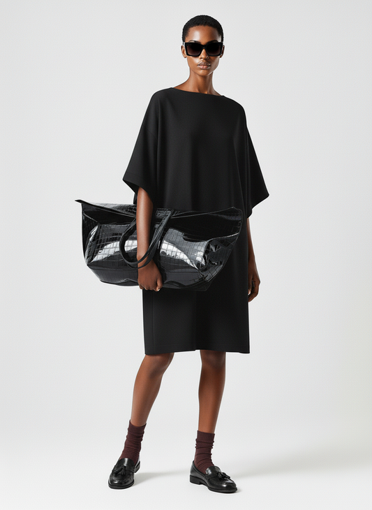 Short Sleeve Box Dress