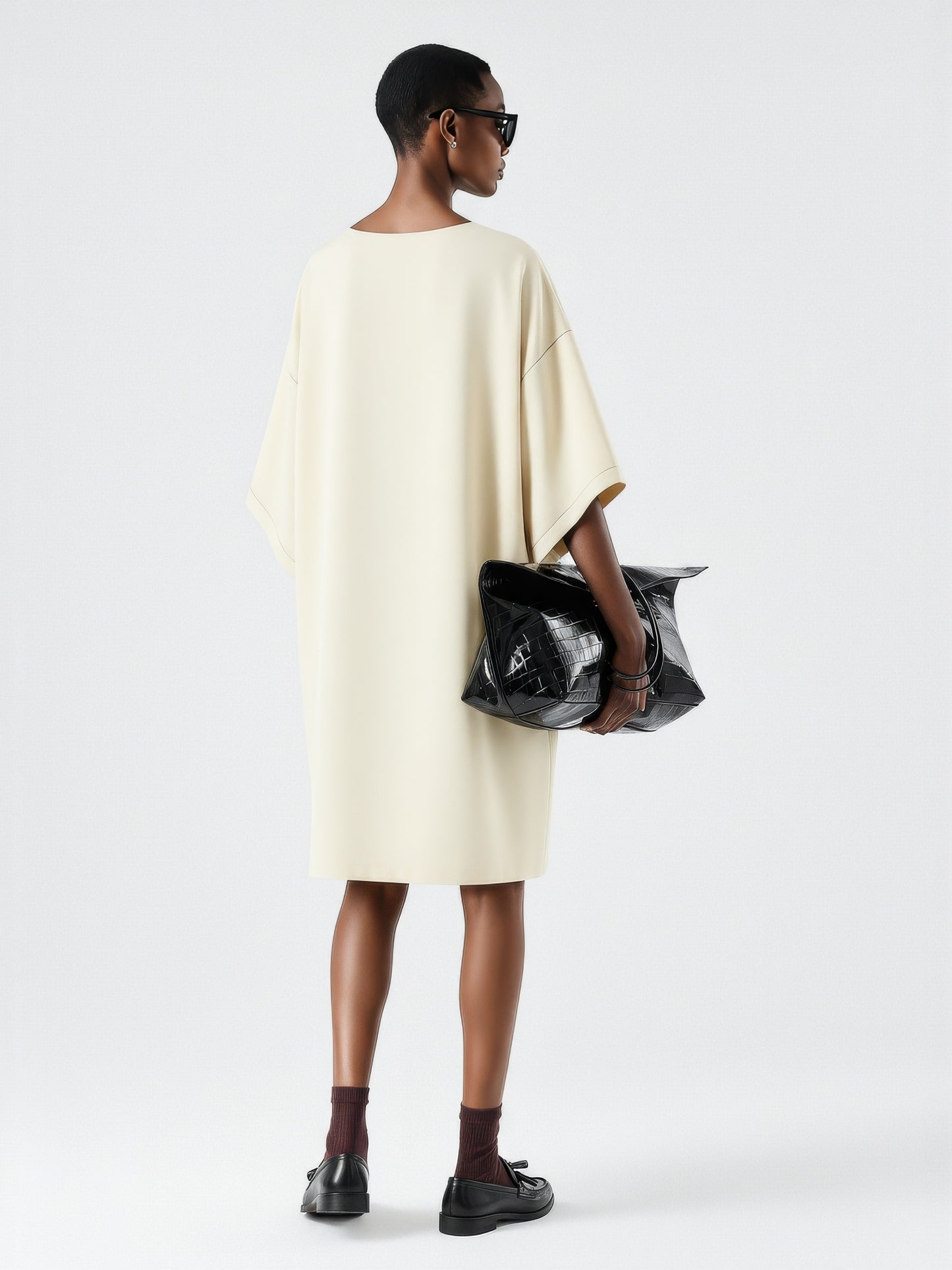 Short Sleeve Box Dress