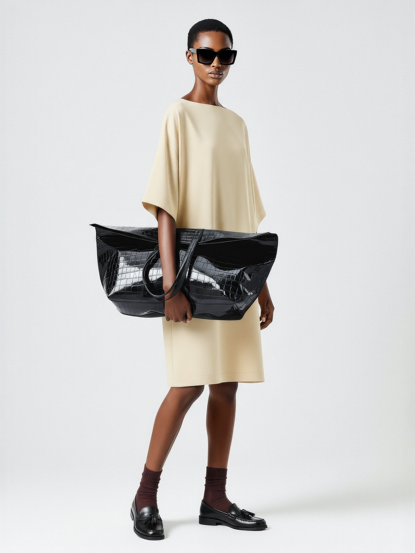 Short Sleeve Box Dress
