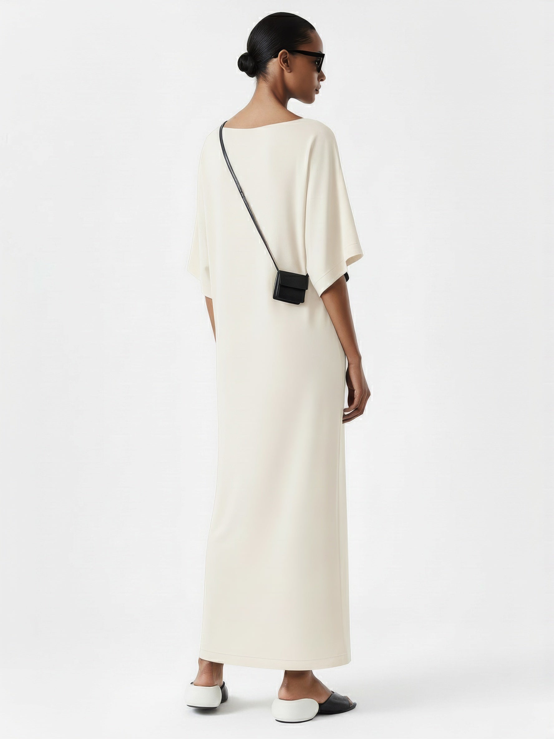box sleeve design dress Cbazaar Women's Dresses and Gown | Green Box Pleated Knee Length Dress | Turquoise | Chic Style | Classic Neck Style