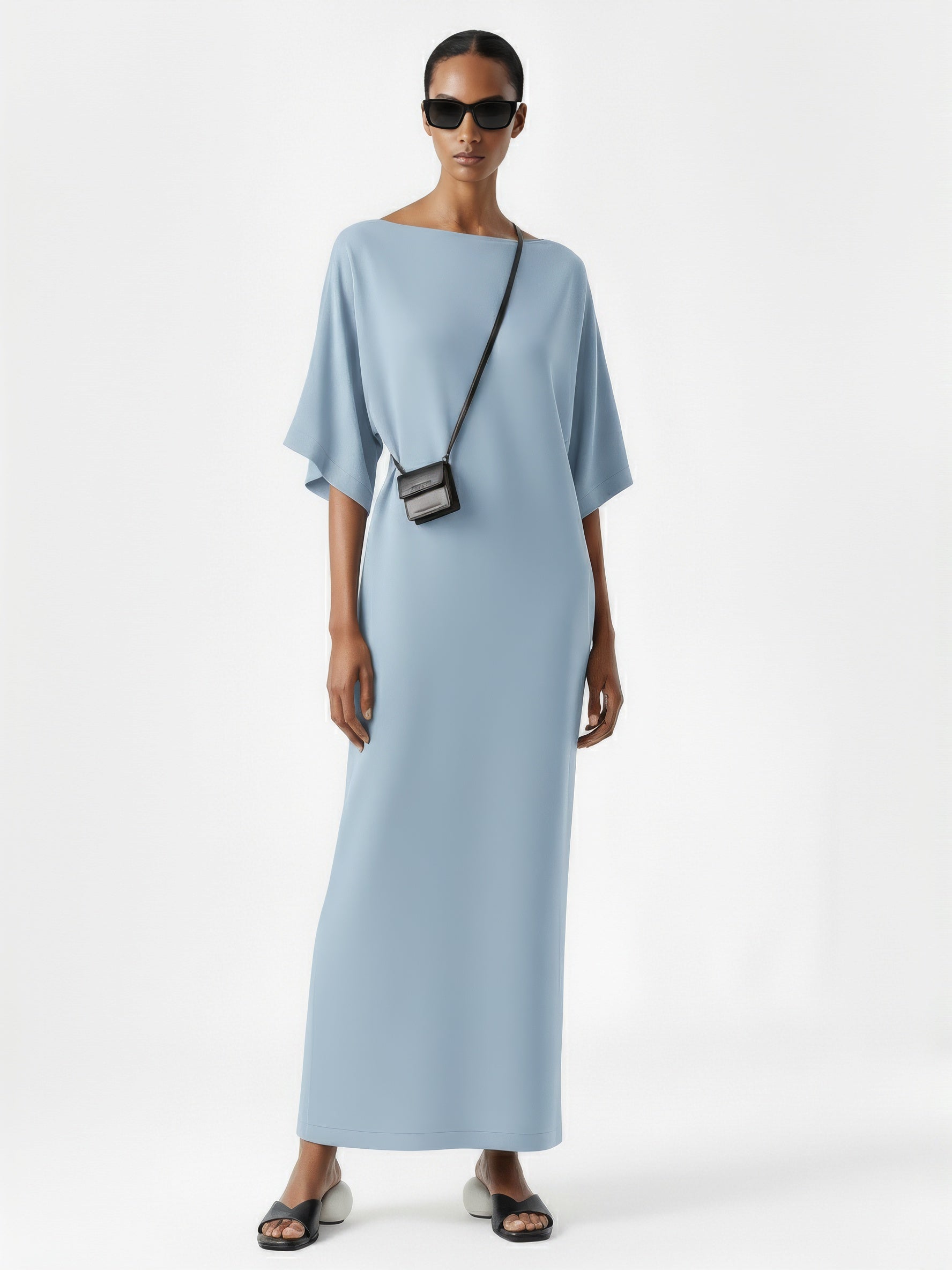 boxy maxi dress Maxi Sleeve Box Dress – Gryning