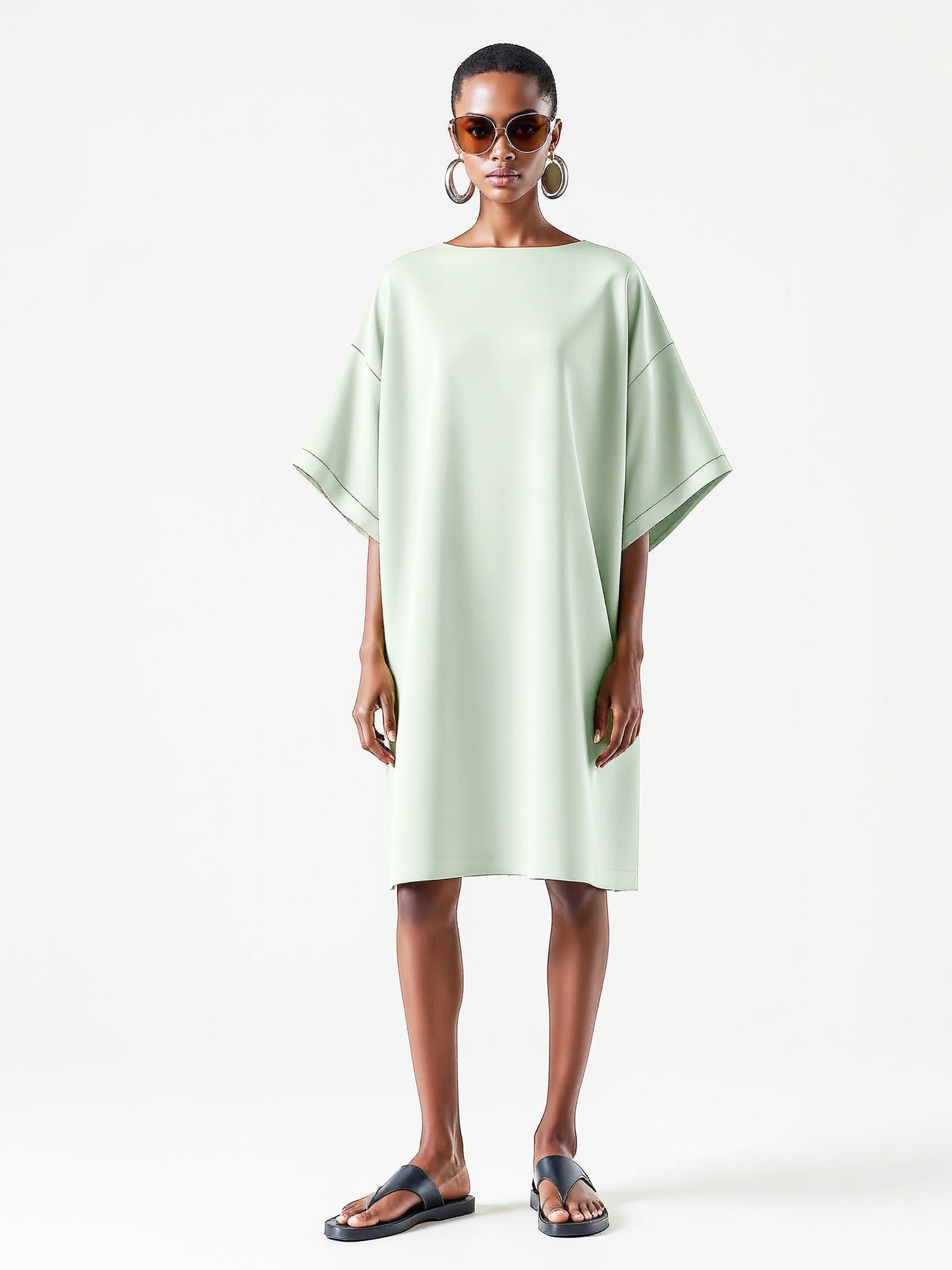 Short Sleeve Box Dress