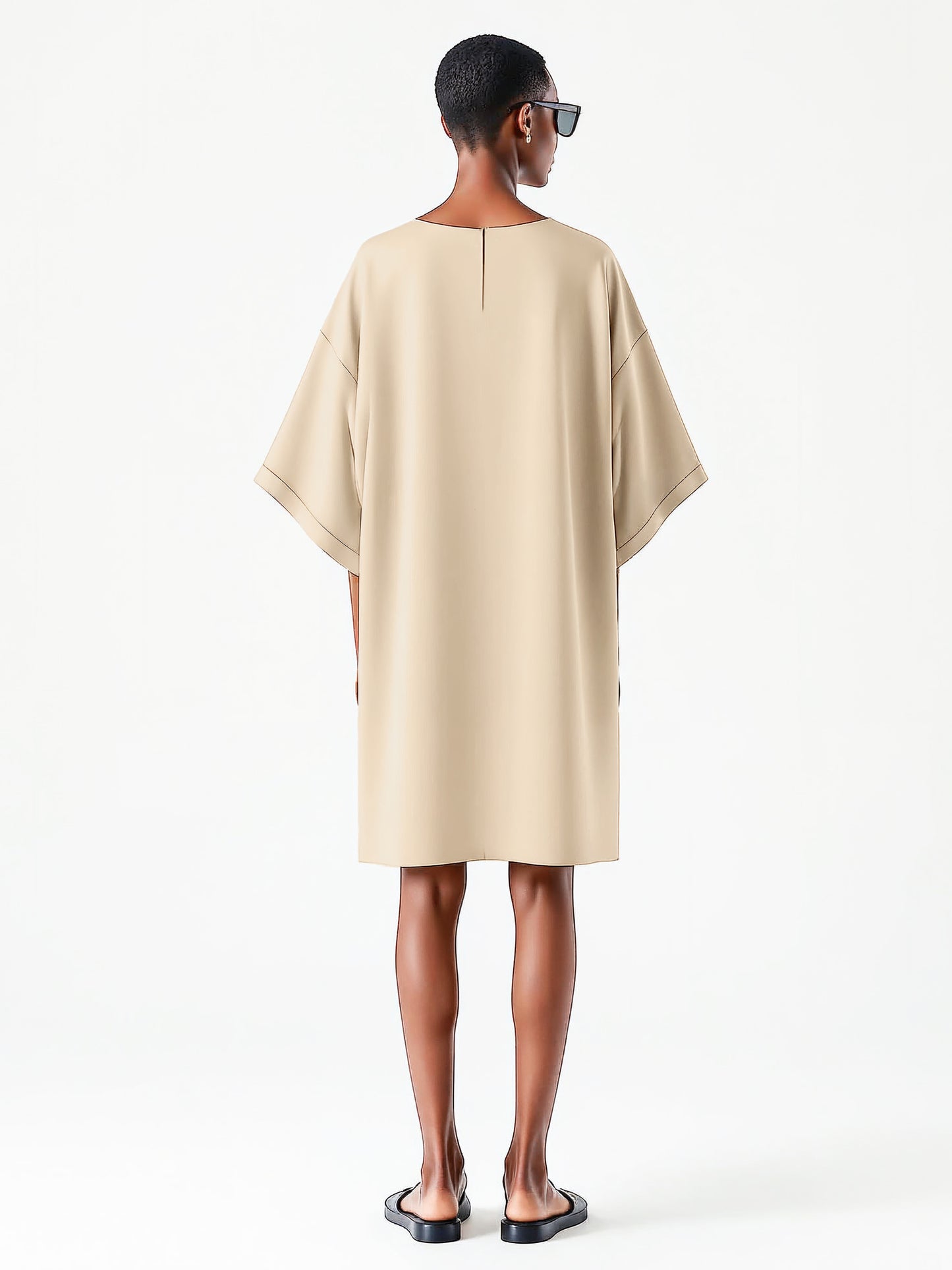 Short Sleeve Box Dress