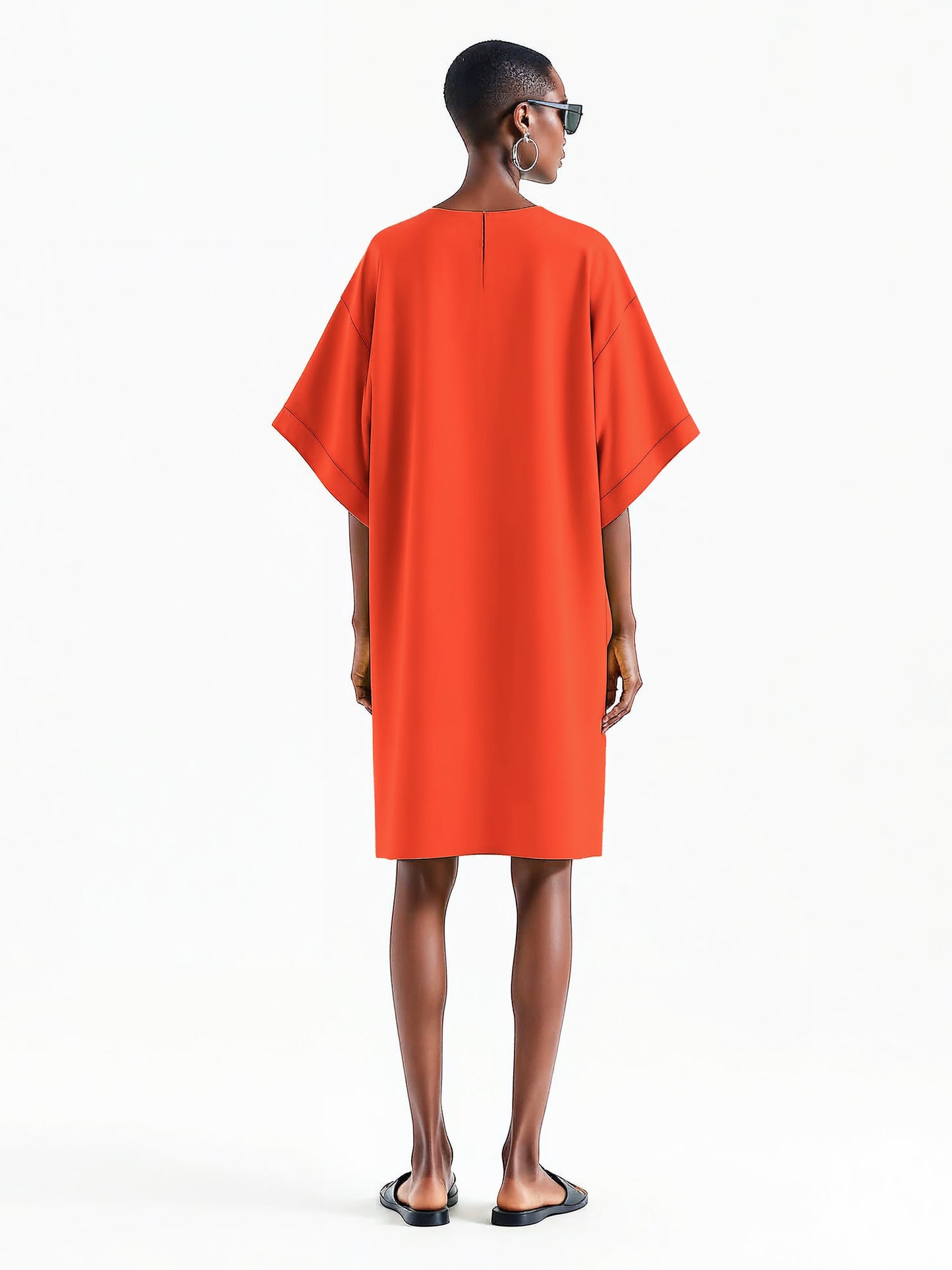 Short Sleeve Box Dress
