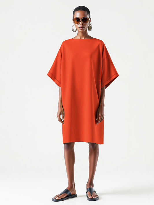 Short Sleeve Box Dress